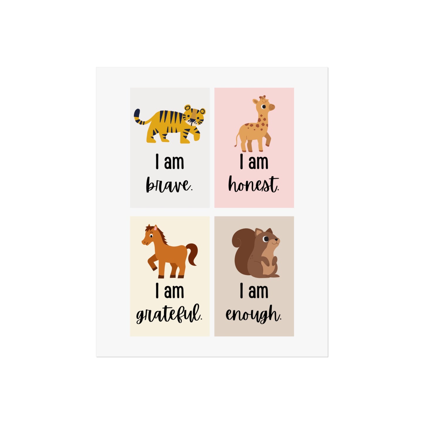 Kids Affirmation poster