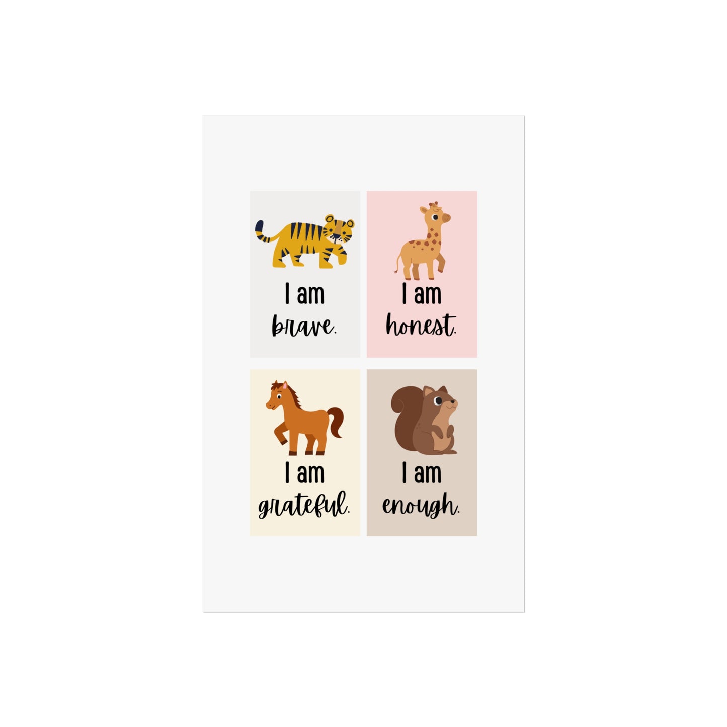 Kids Affirmation poster