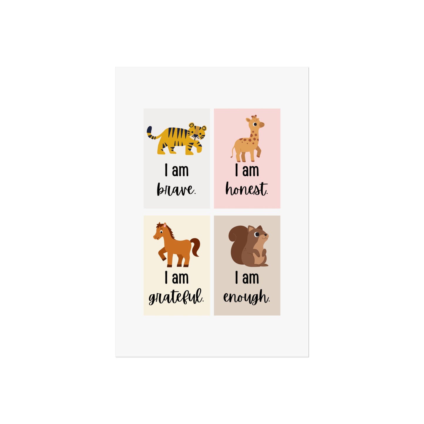 Kids Affirmation poster